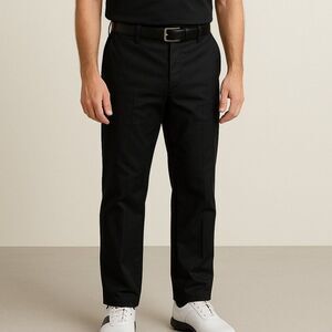 Burberry Golf Mens Black Classic Plaid pocket insert Pants Size 38